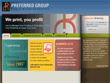 Tablet Screenshot of preferredgp.com